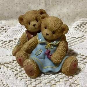 Cherished Teddies "Our Engagement Day" 2003 Priscilla Hillman Enesco Figure
